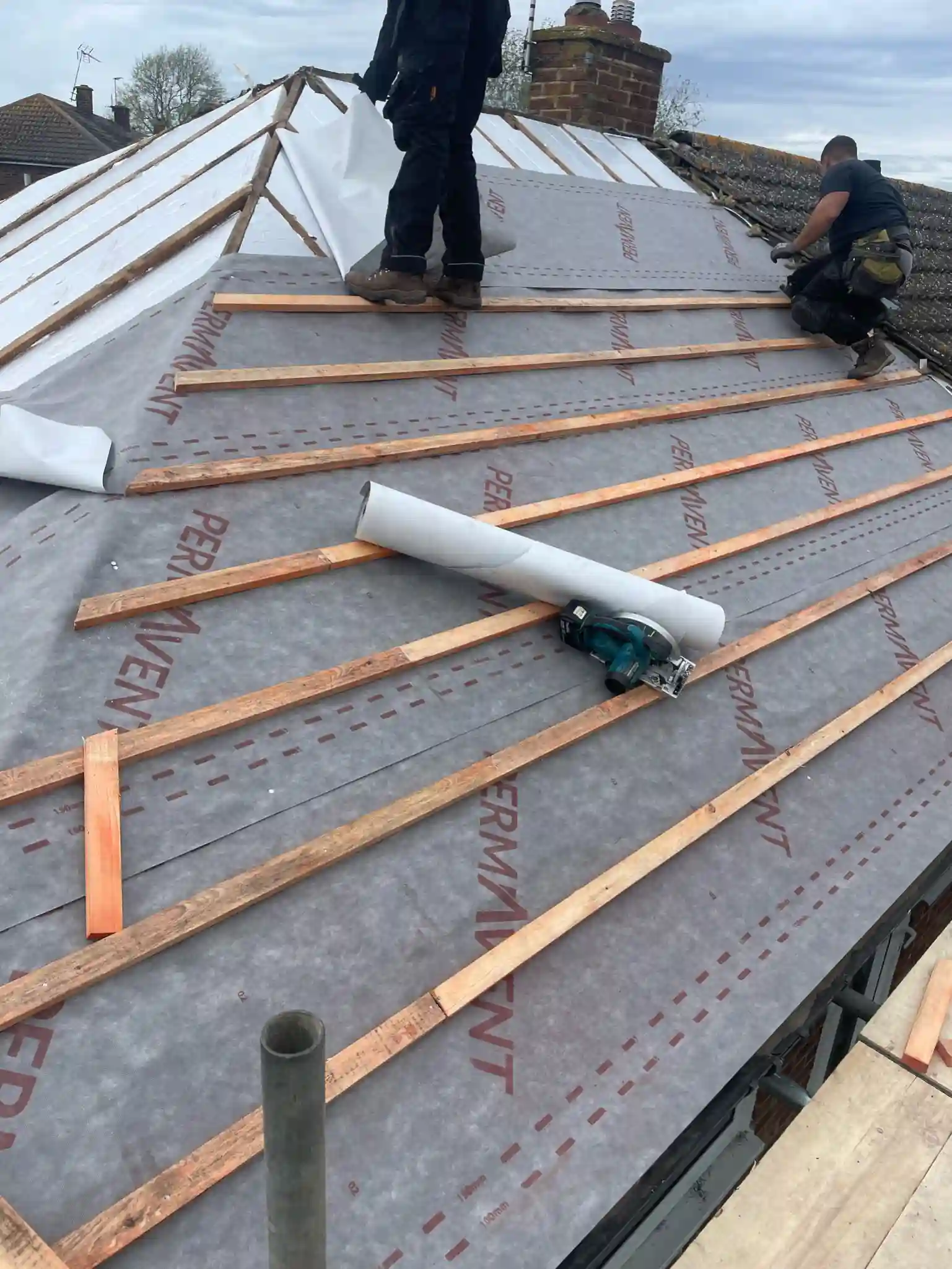 Completed new roof on a residential property in Eton