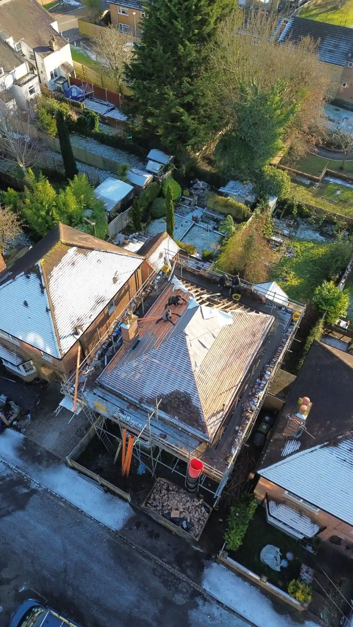 Finished pitched roof on a residential property in High Wycombe
