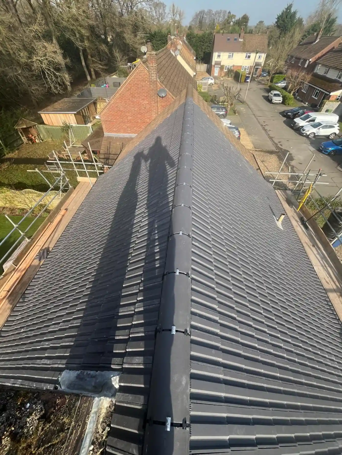 Completed new roof after spray foam removal in Walters Ash