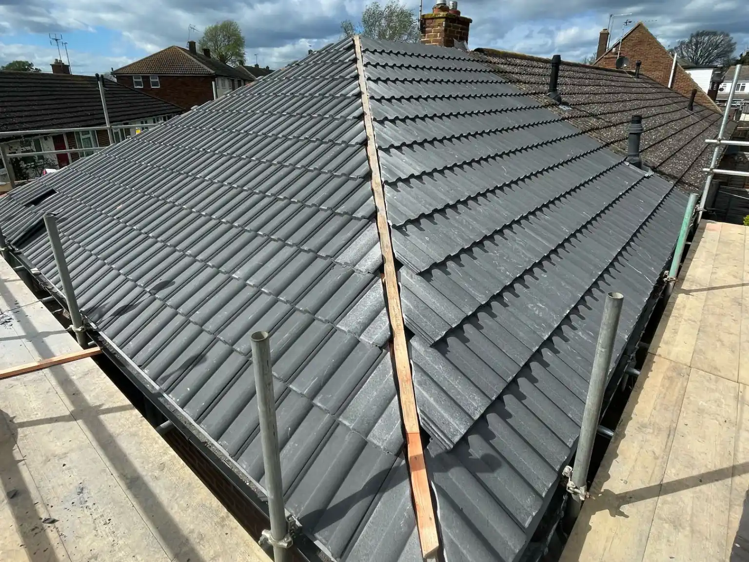 New pitched roof installation in the South East
