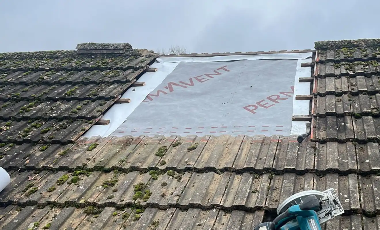 Chimney repointing and leadwork